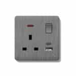 ⁦فيش ١٣ امبير  مع USB و Typ C⁩ - الصورة ⁦6⁩